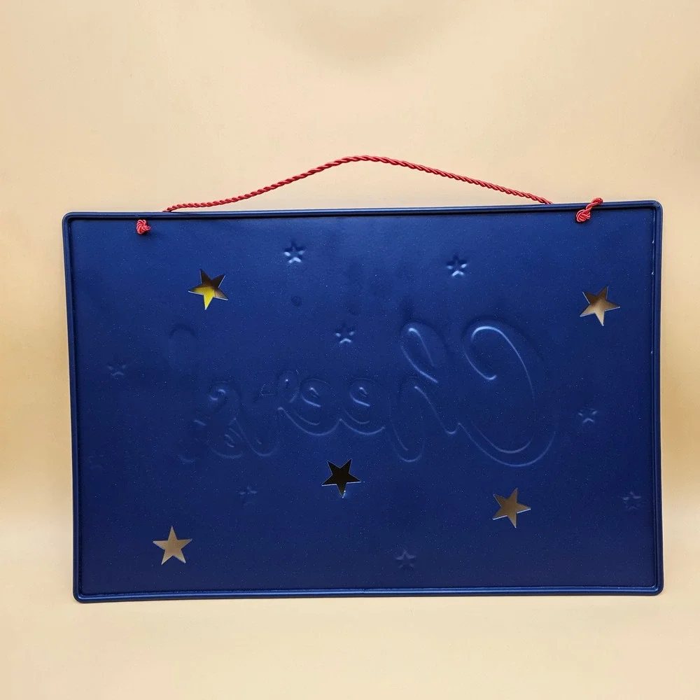 Sun‎ Squad Blue Cheers Star Cutout Hanging Sign 14x9.5